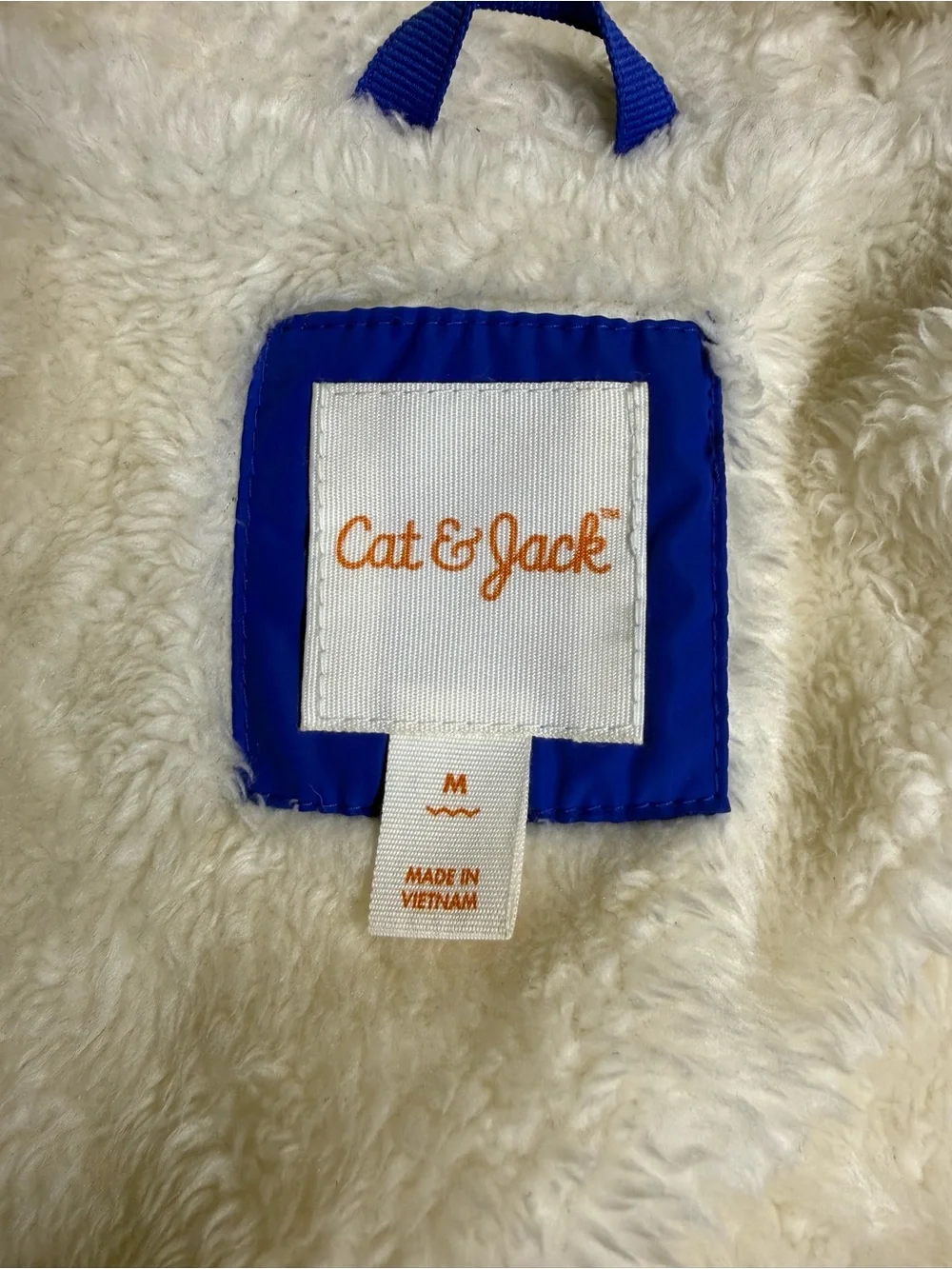 Cat & Jack Royal Blue Quilted Hooded Puffer Jacket